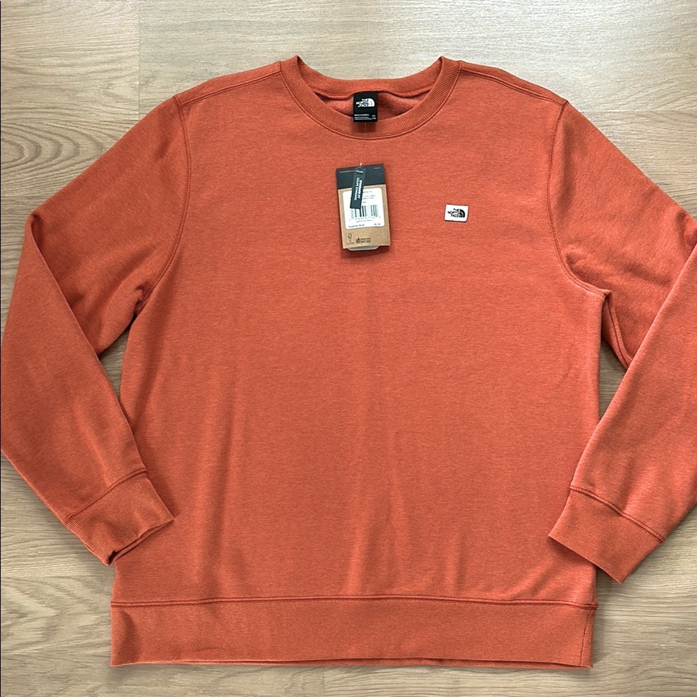 The North Face Men’s Heritage Pitch Crewneck Sweatshirt- Orange- XXL- NWT $50